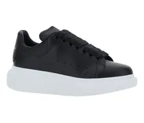 Calf Leather Low-Top Sneaker — Black