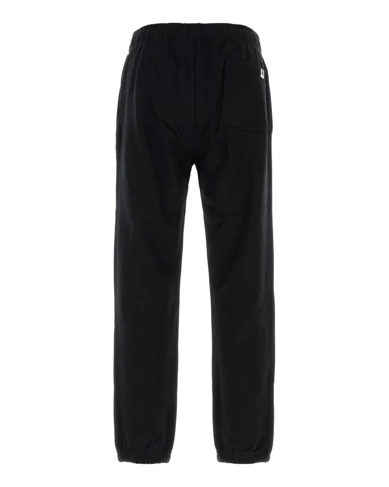 BAPE Men's Black Cotton Shark Joggers Exterior: Pantaloni Trousers Black