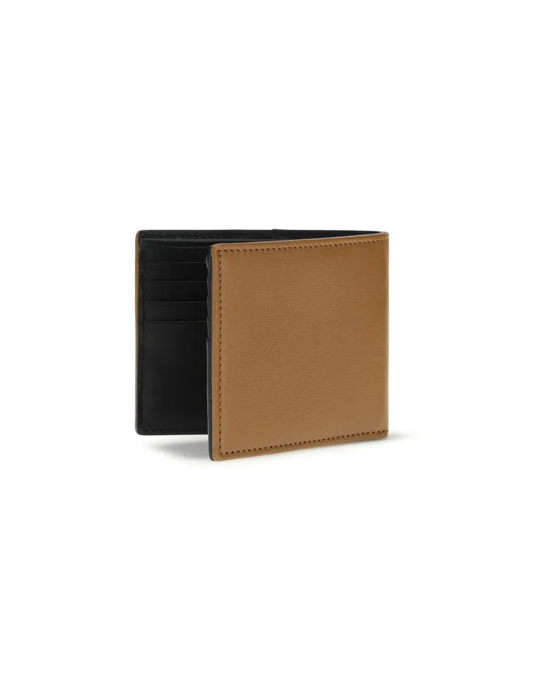Valentino Garavani Men's Black Calf Leather Bos Taurus Wallet Black