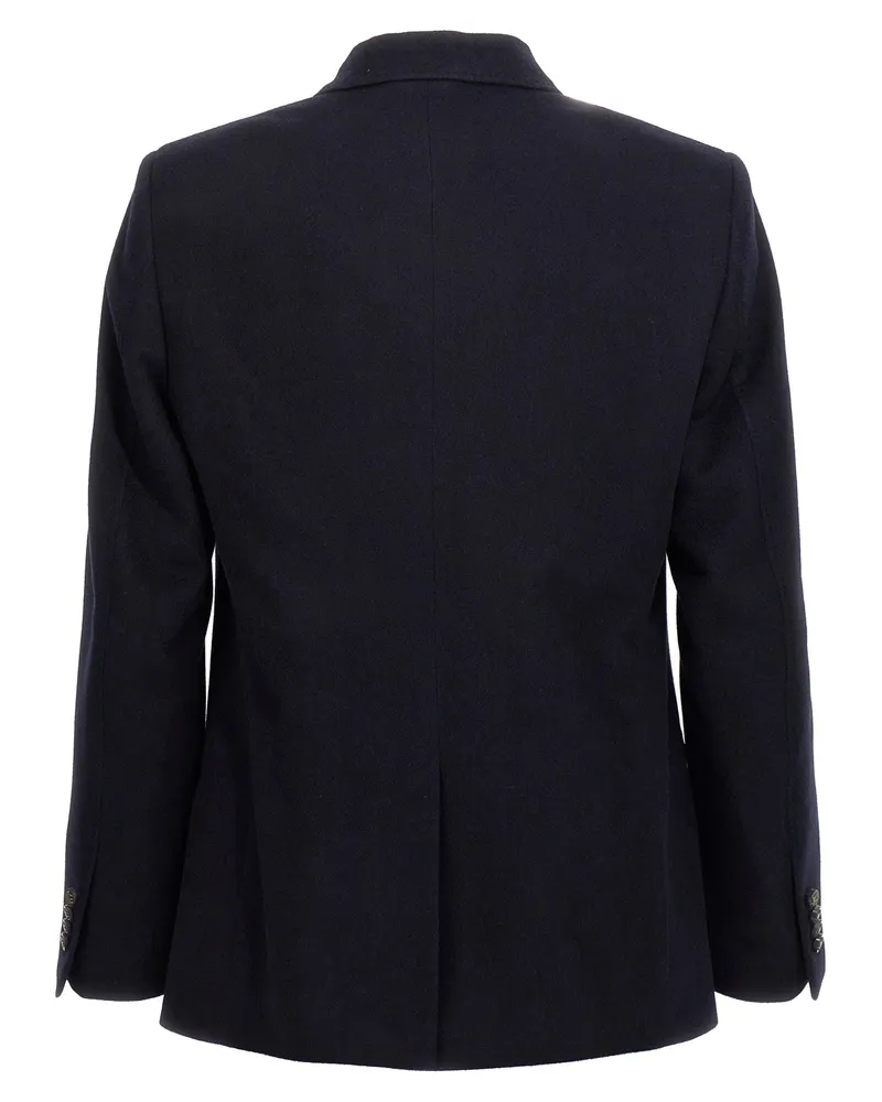 Etro Men's Blue Cashmere Blazer Clothing Navy