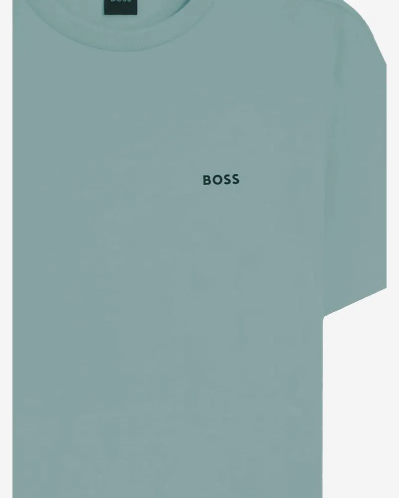 HUGO BOSS Stretch Cotton T-Shirt — Turquoise Turquoise