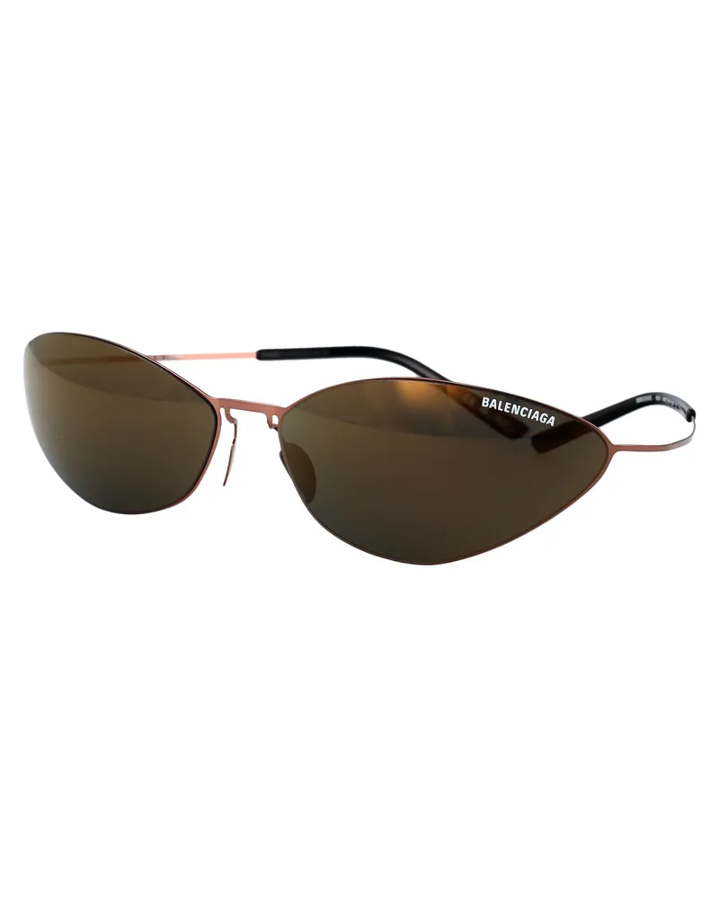 Balenciaga Unisex Sunglasses Bb0350s Brown-Bronze Titanium Brown-Brown-Bronze Brown/brown/bronze Brown