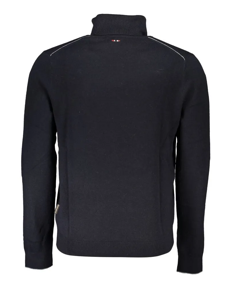 Napapijri Turtleneck Sweater — Black Black