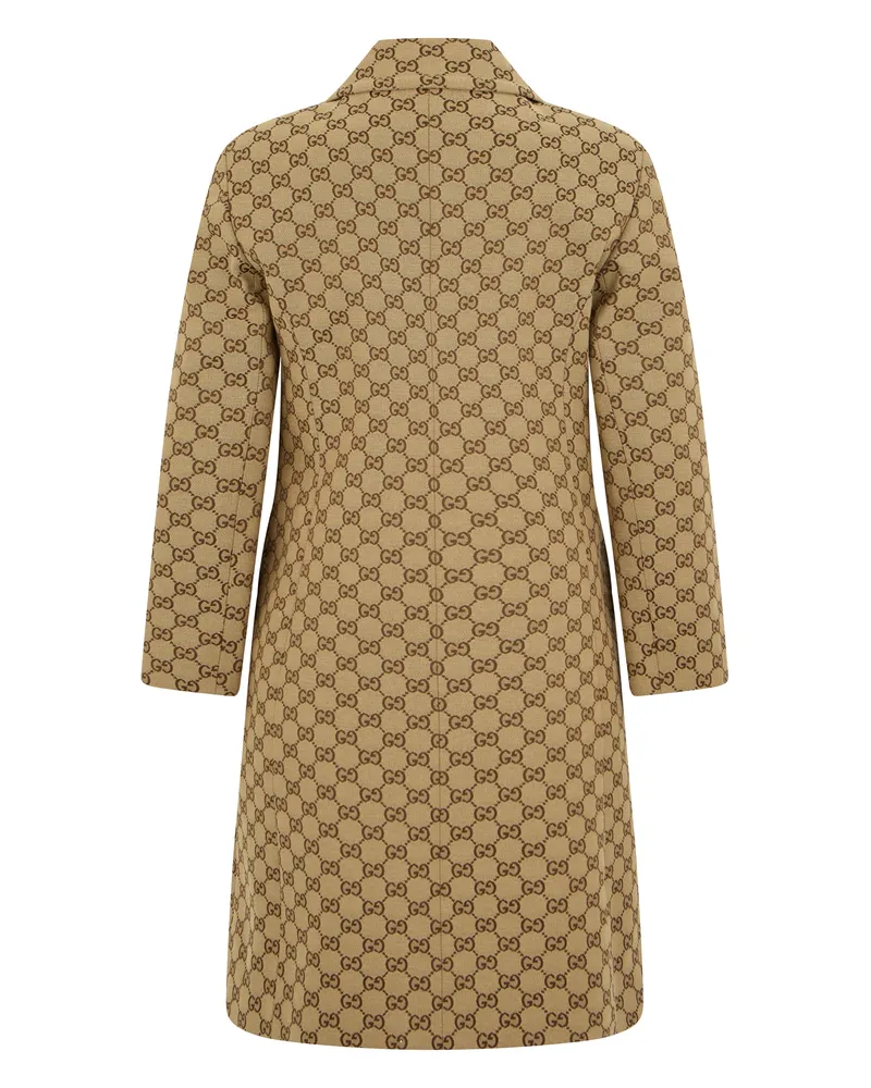 Gucci Women's Trench Coat Camel-Ebony Cotton & Raincoats Camel/ebony 