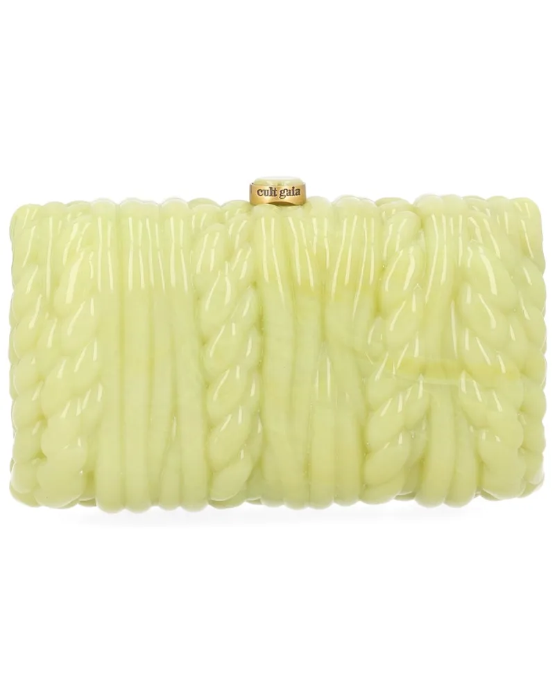 Cult Gaia Women's Clutch Helene Green Acrylic Bags Green
