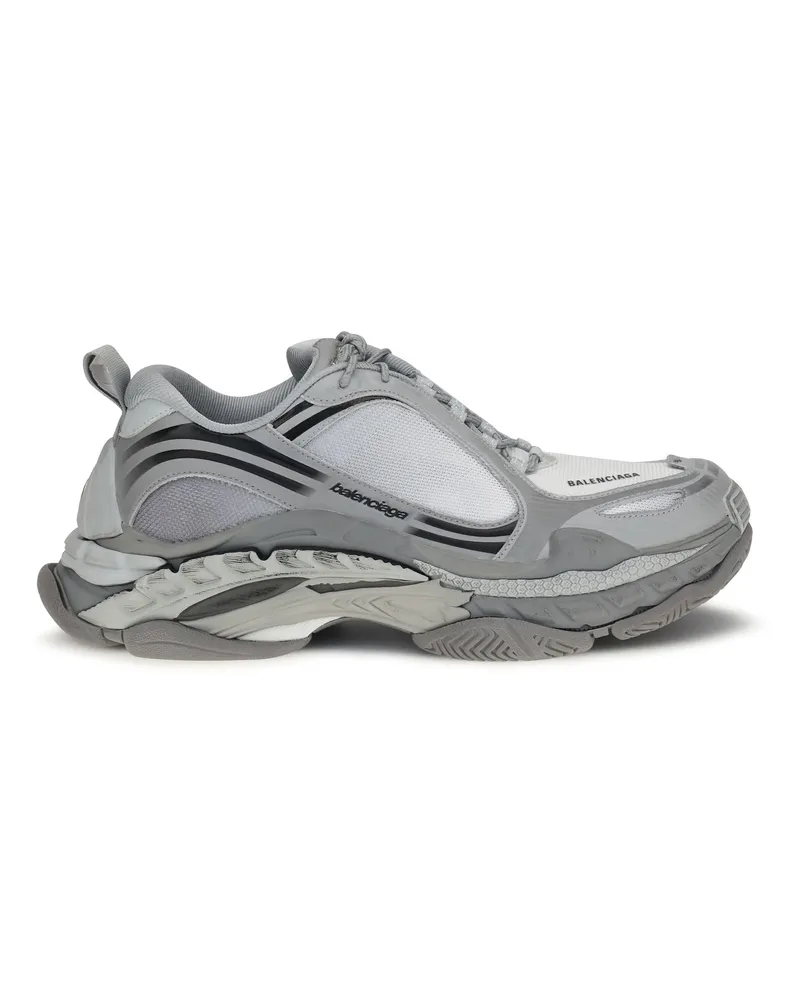Balenciaga Men's Sneakers Triple S 2 Gradient Grey Upper: Polyurethane Trainers Gray