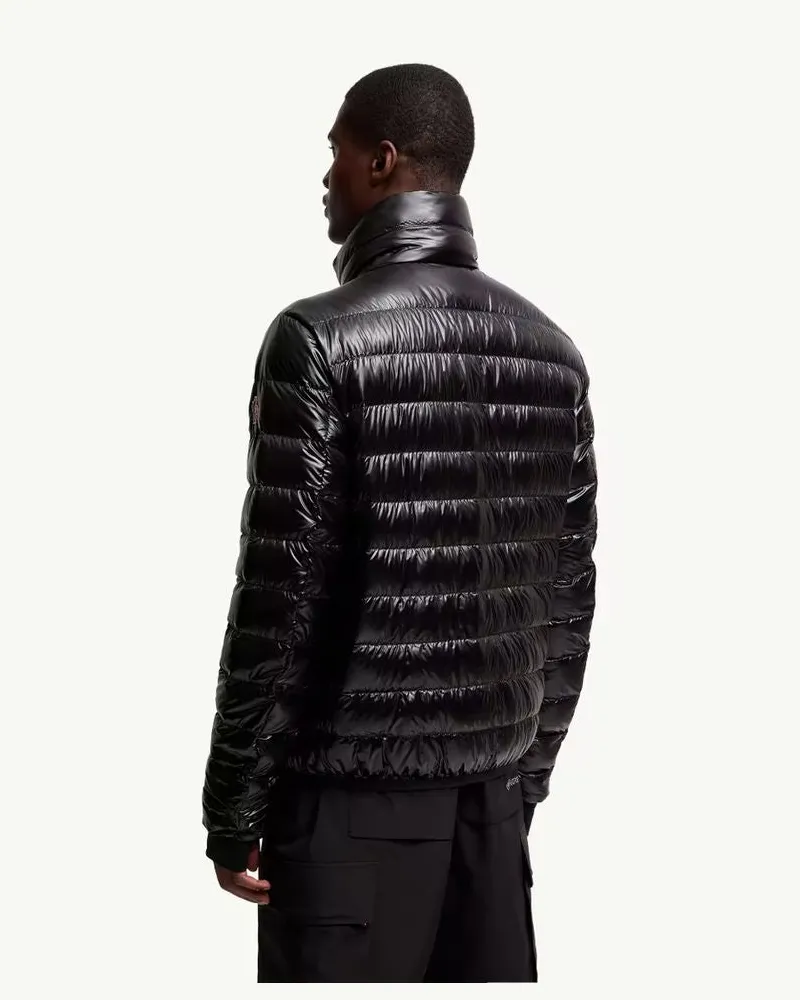 Moncler Quilted Nylon Down Jacket — Black Black