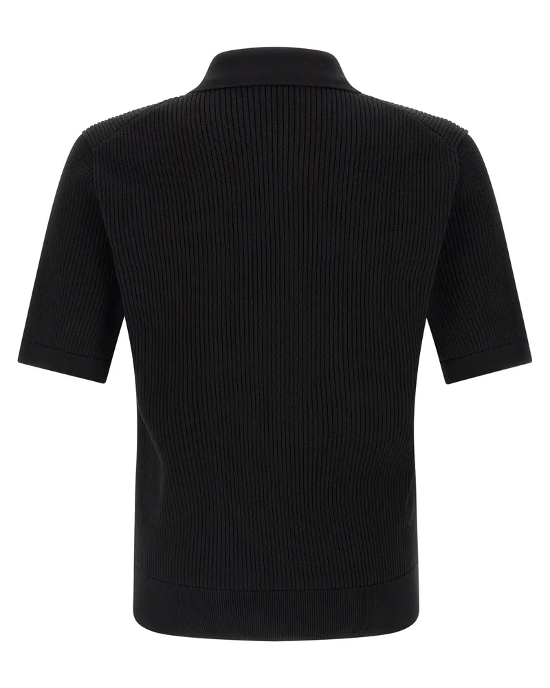 Dolce & Gabbana Men's Black Cotton Polo Shirt Black