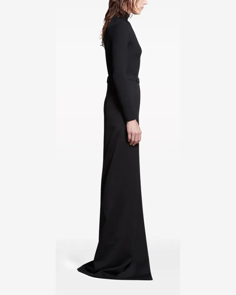 Balenciaga Tailored Floor-Length Skirt — Black Black