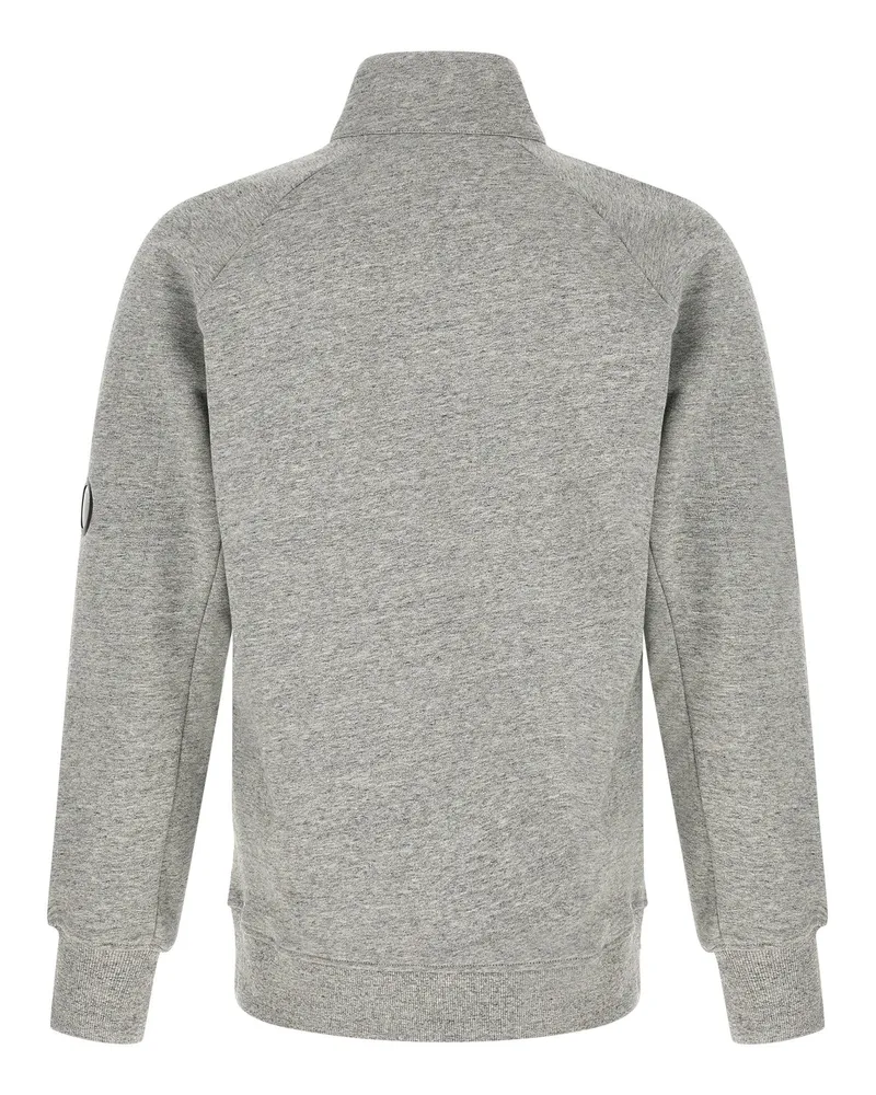 C.P. Company Diagonal Raised Fleece Sweatshirt — Gray Gray