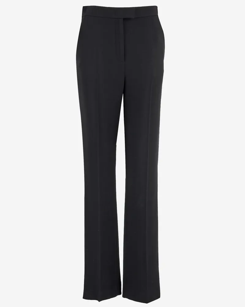 Valentino Garavani Stretch Viscose Trousers — Black Black