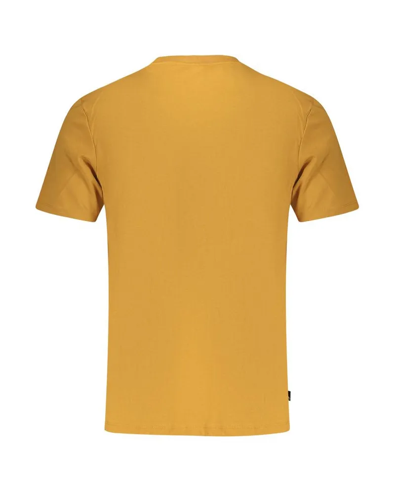 Timberland Logo Cotton T-Shirt — Brown Brown