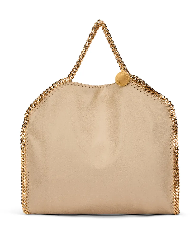 Stella McCartney Women's Tote Bag Falabella Butter Cream Polyester Beige