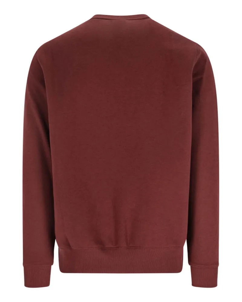 Dickies Men's Sweaters Brown Cotton Burgundy