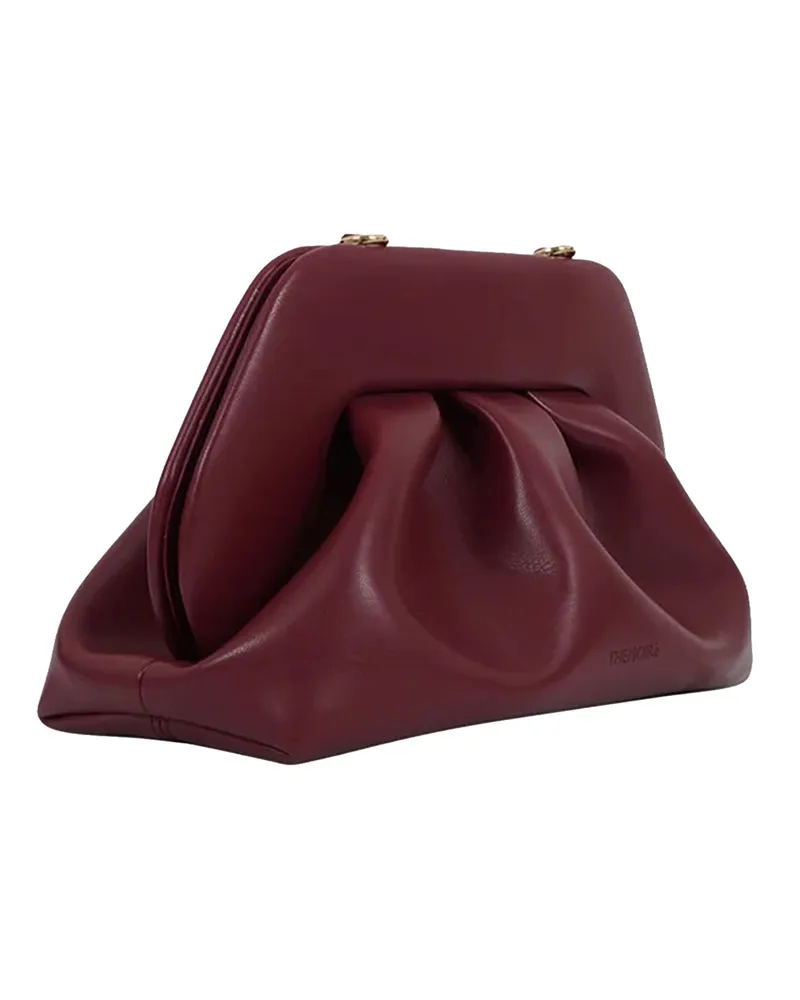 THEMOIRÈ BIOS Medium Synthetic Top Handle Bag — Red Red