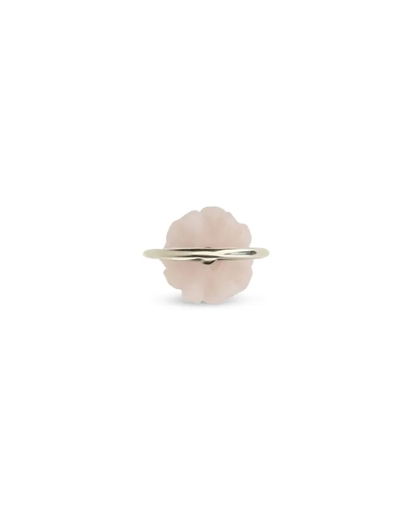 Aliita Women's Blossom Opal Ring Yellow Gold Metal Rings Beige