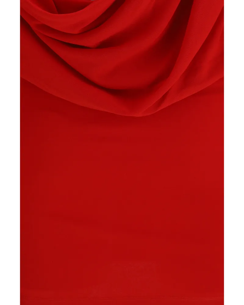 Jacquemus Women's Dress La Robe Mistral Red Viscose Red