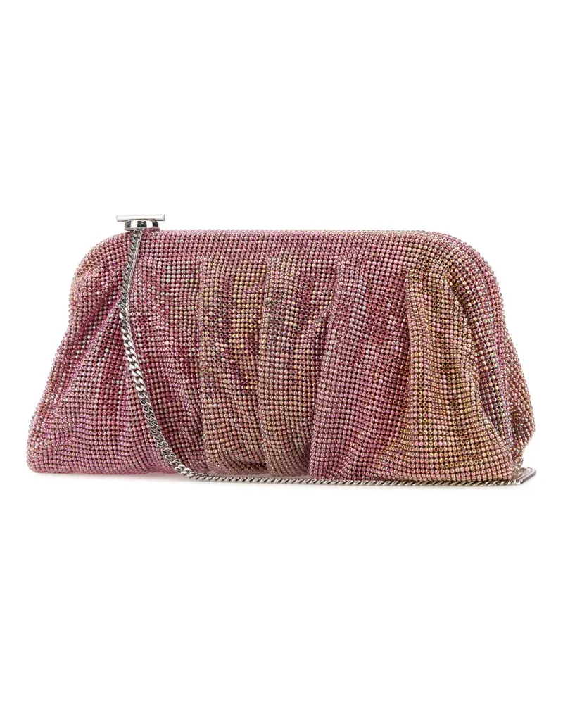Benedetta Bruzziches Women's Embellished Fabric Large Venus Clutch Roseflambe Pink