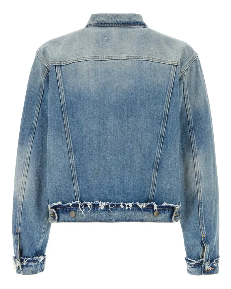 Maison Margiela Men's Denim Jacket Washedblue Giubbini Blue