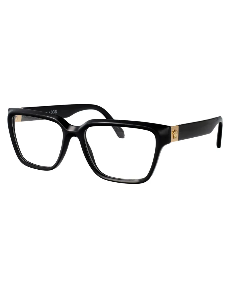 Versace Women's Optical Sunglasses Black Acetate Glasses & Frames Black