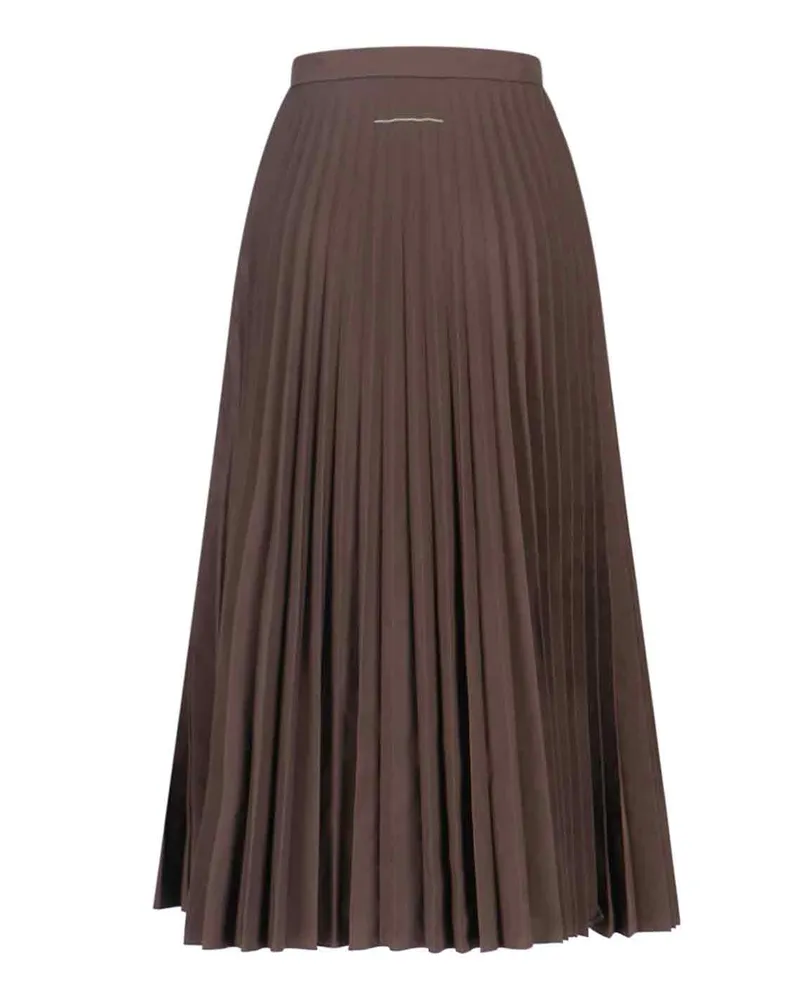 Maison Margiela Women's Skirts Brown Polyester Brown