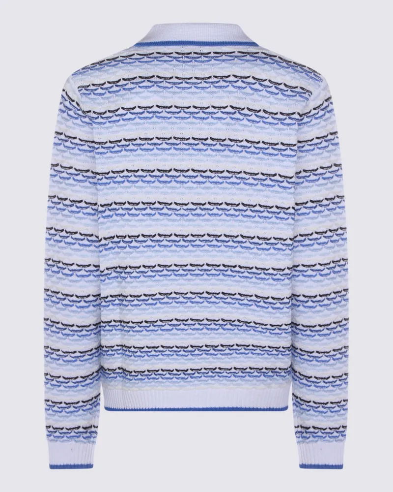 Casablanca Paris Men T-Shirts And Polos _100 % Co Blue