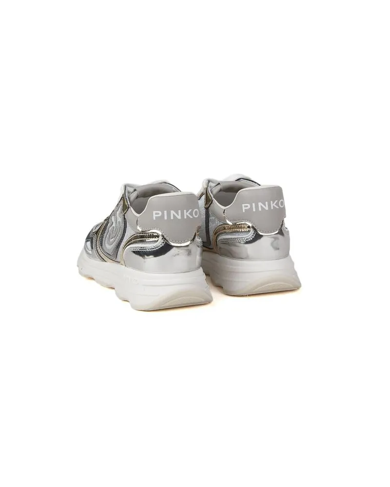 Pinko Women's Sneakers Silver Footwear Sports Silver