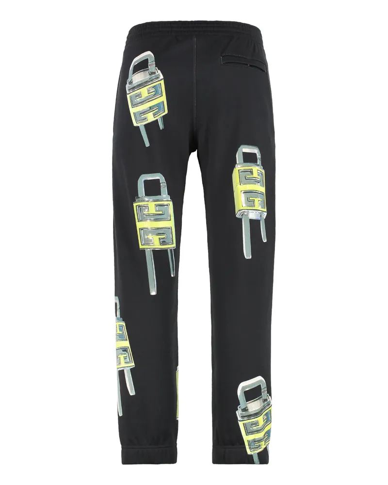 Givenchy Men's Black Cotton Track Pants Black