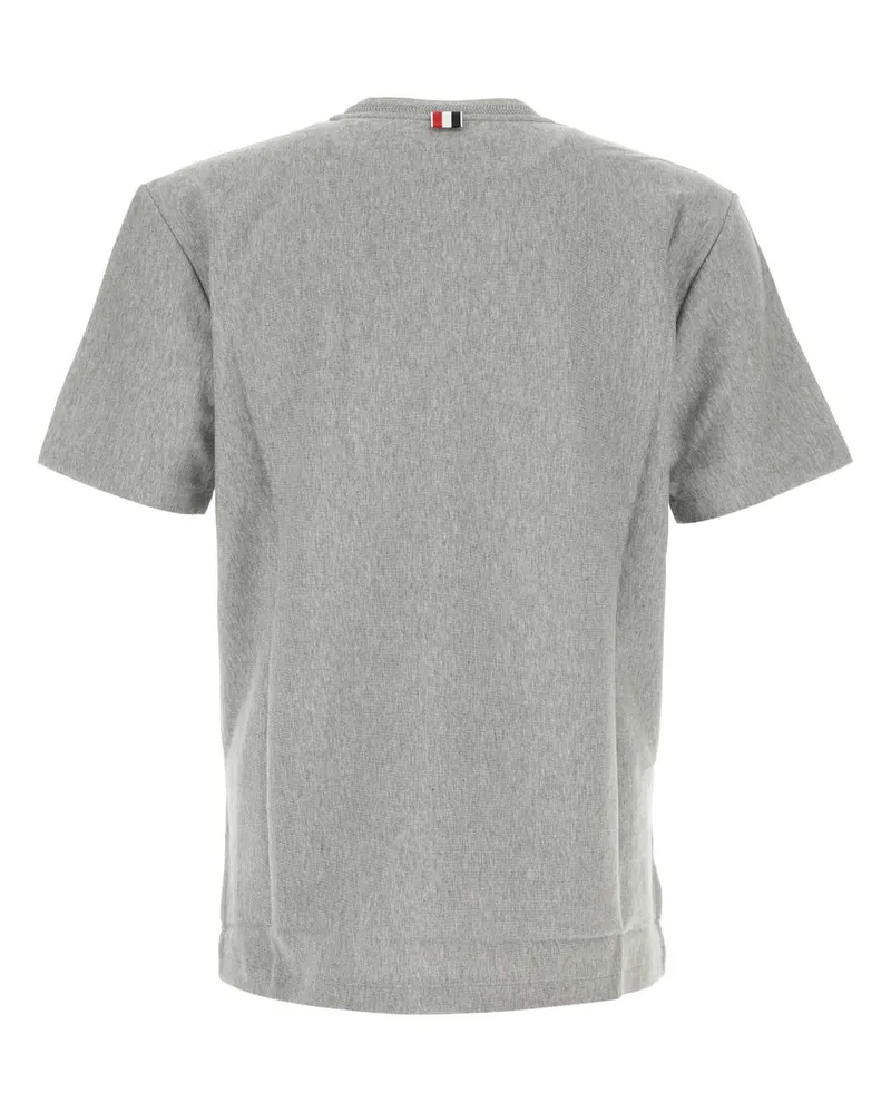 Thom Browne Men's Grey Cotton T-Shirt Medgrey Gray