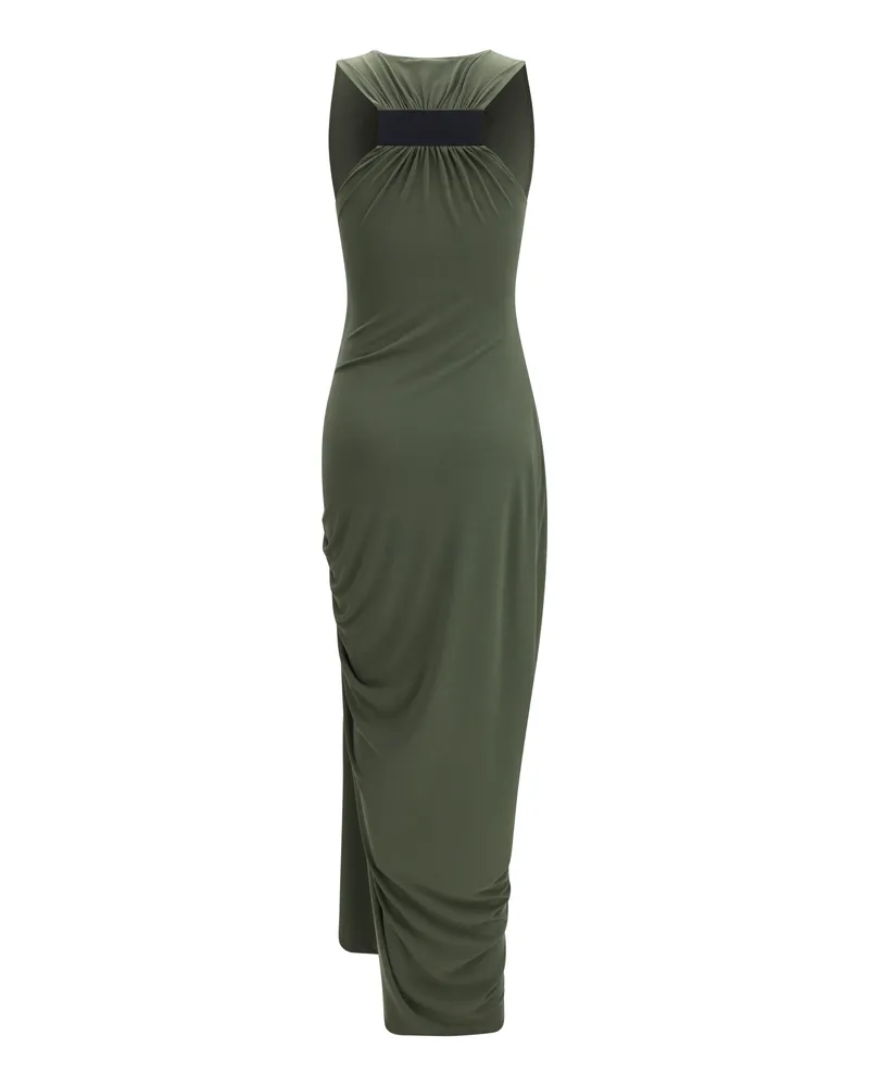COPERNI Women's Long Fitted Dress Green Polyester Green