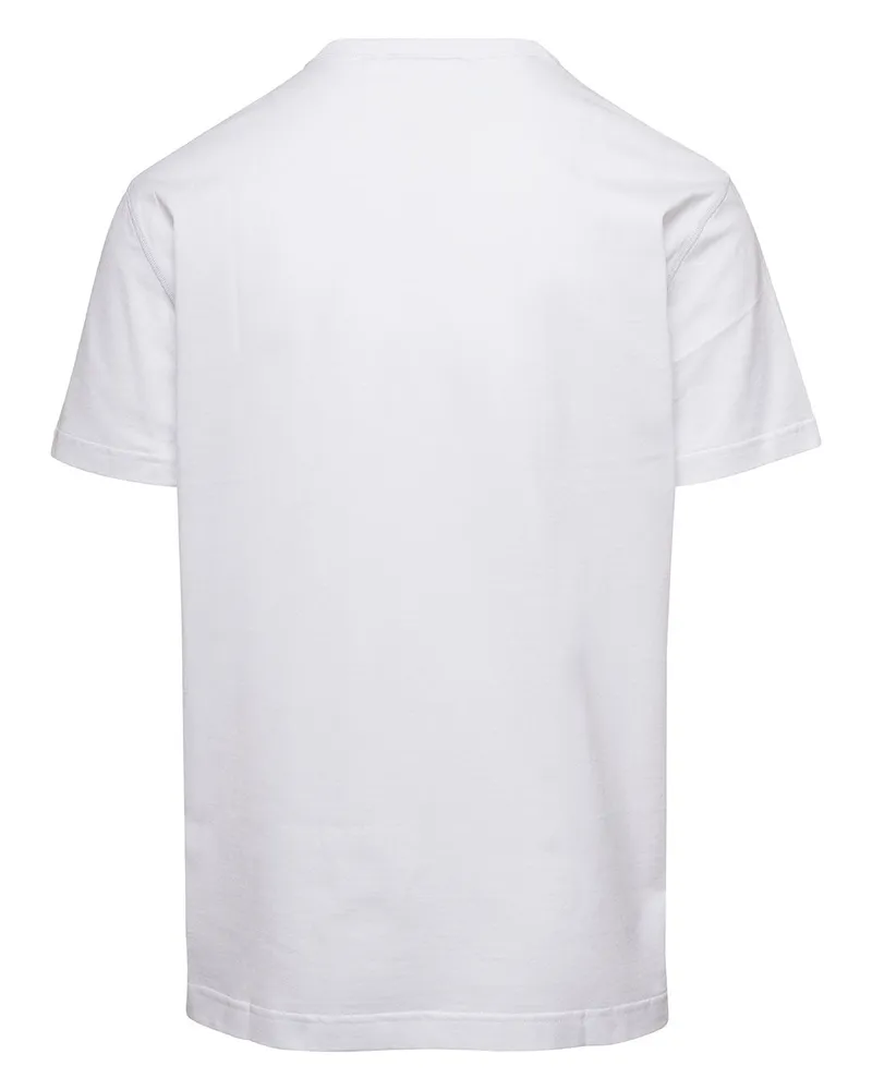 Dolce & Gabbana Men's Crew Neck T-Shirt White Cotton T-Shirts And Polos White