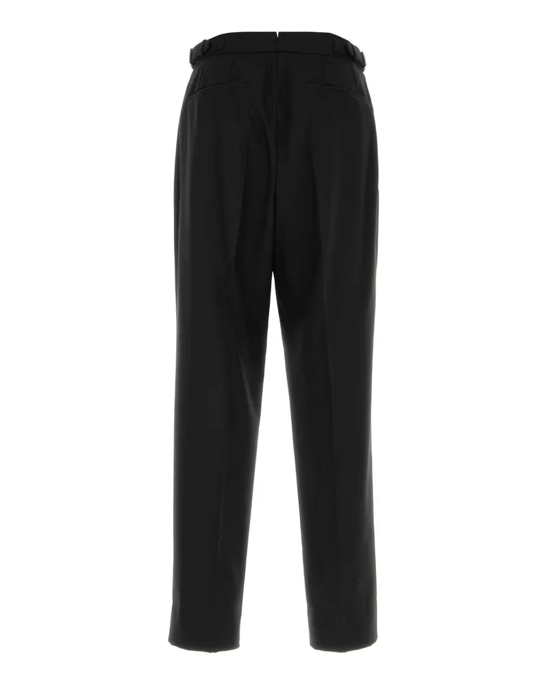 Brioni Wool Trousers — Black Black