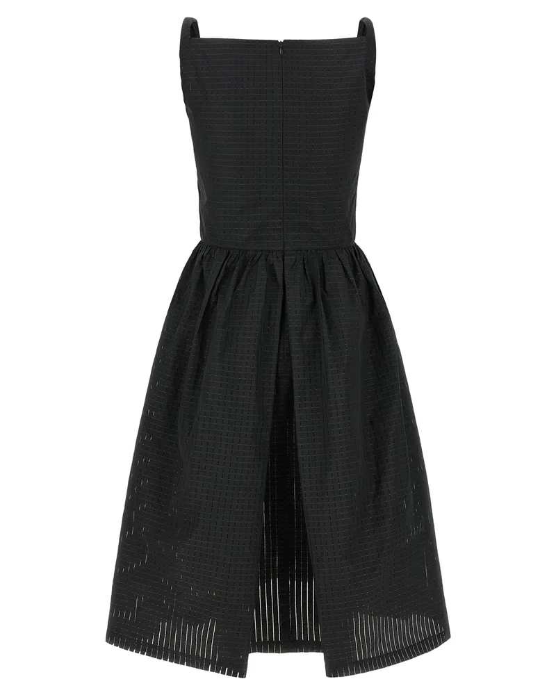 Vivienne Westwood Corset-Inspired Bodice Dress — Black Black