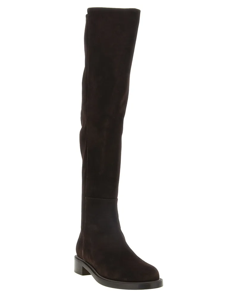 Stuart Weitzman 5050 Gisele Boot — Black Black