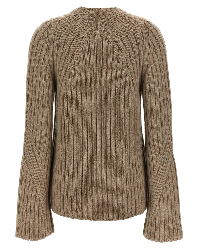 KHAITE Women's Beige Cashmere Cardigan Clothing Beige