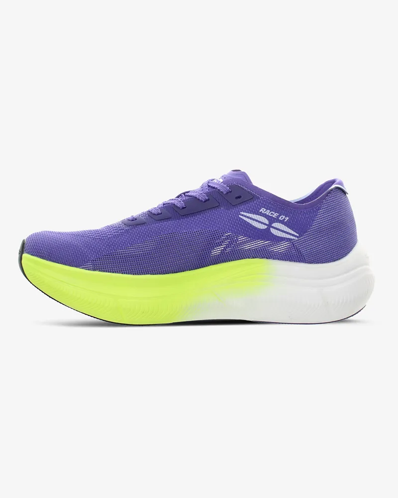 Fessura Unisex Race 01 Team Violet Road Running Sneaker Purple