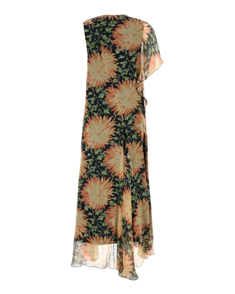 Loewe Women's Printed Silk Dress Multicolor Exterior: Lining: Abiti Multicolor
