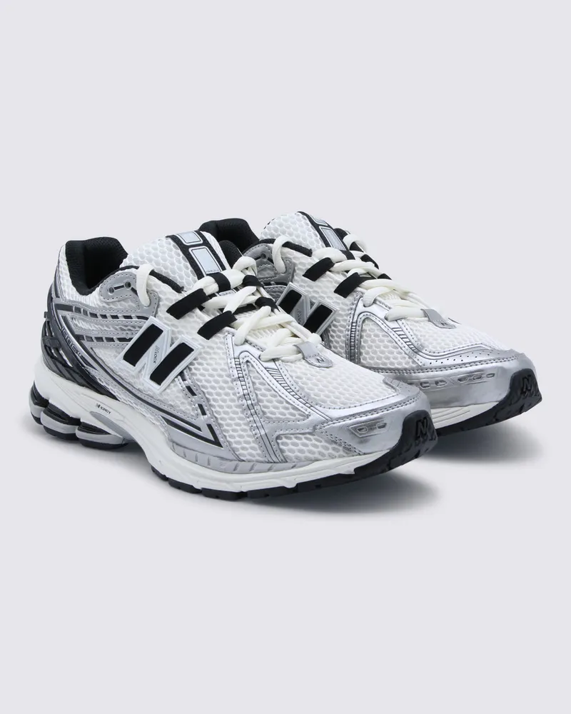 New Balance Men's Sneakers Silver Metallic-Black _cover Tex Sole El Silver