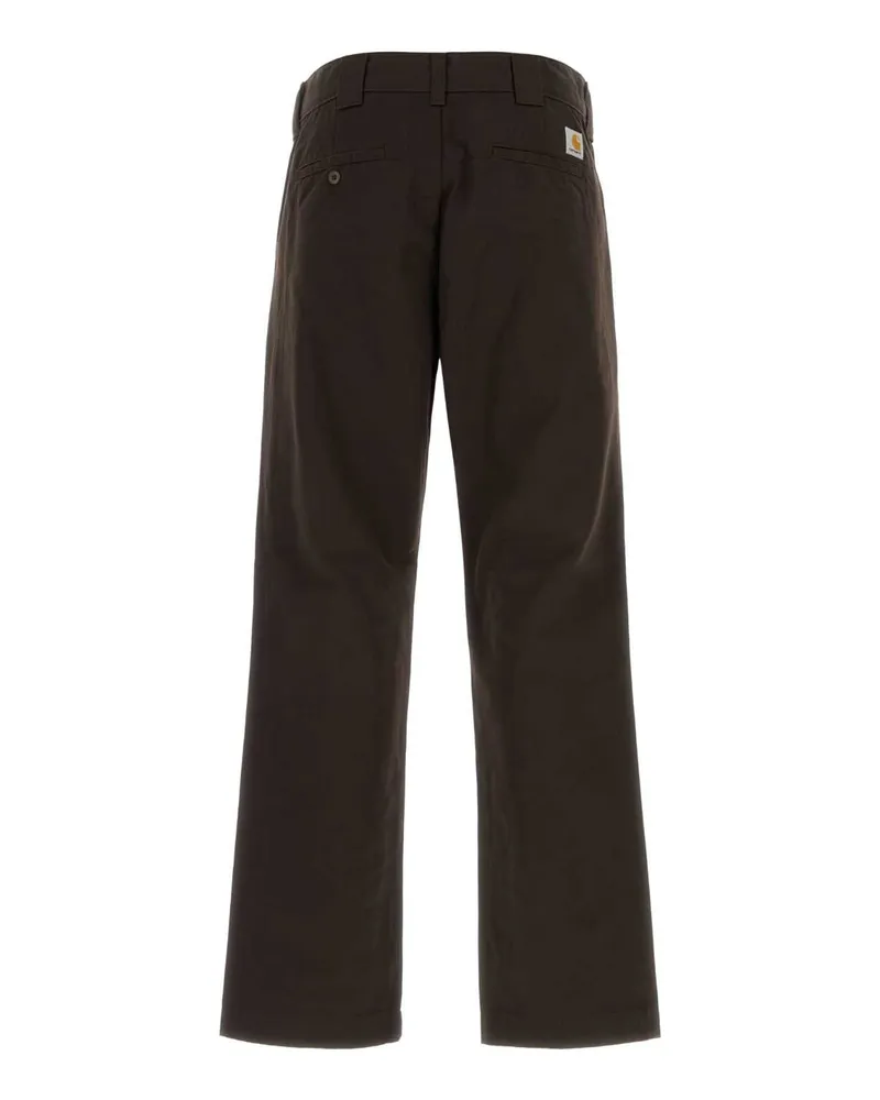 Carhartt WIP Men's Chocolate Twill Master Pant Tobaccorinsed Exterior: Polyester Cotton Pantaloni Trousers Brown