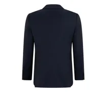 Virgin Wool Blazer — Navy