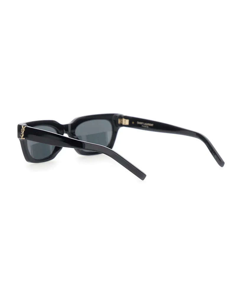 Saint Laurent Women's Sunglasses Wellington Black Acetate Black
