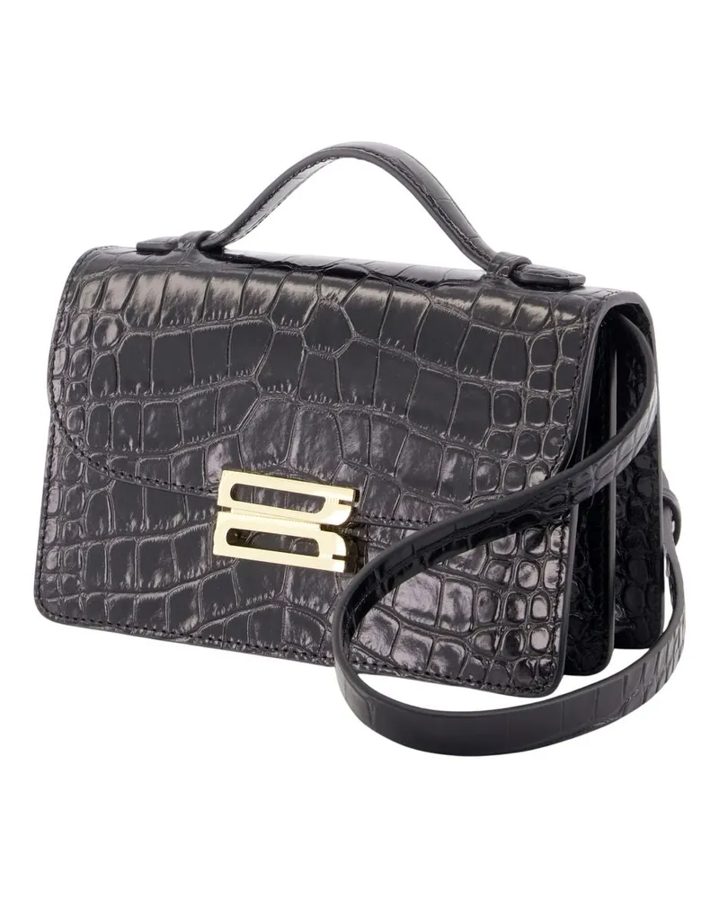 Victoria Beckham Women's Dorian Small Shoulder Bag -  Leather Black Calfskin Shoulder-Hobo-Bags Black