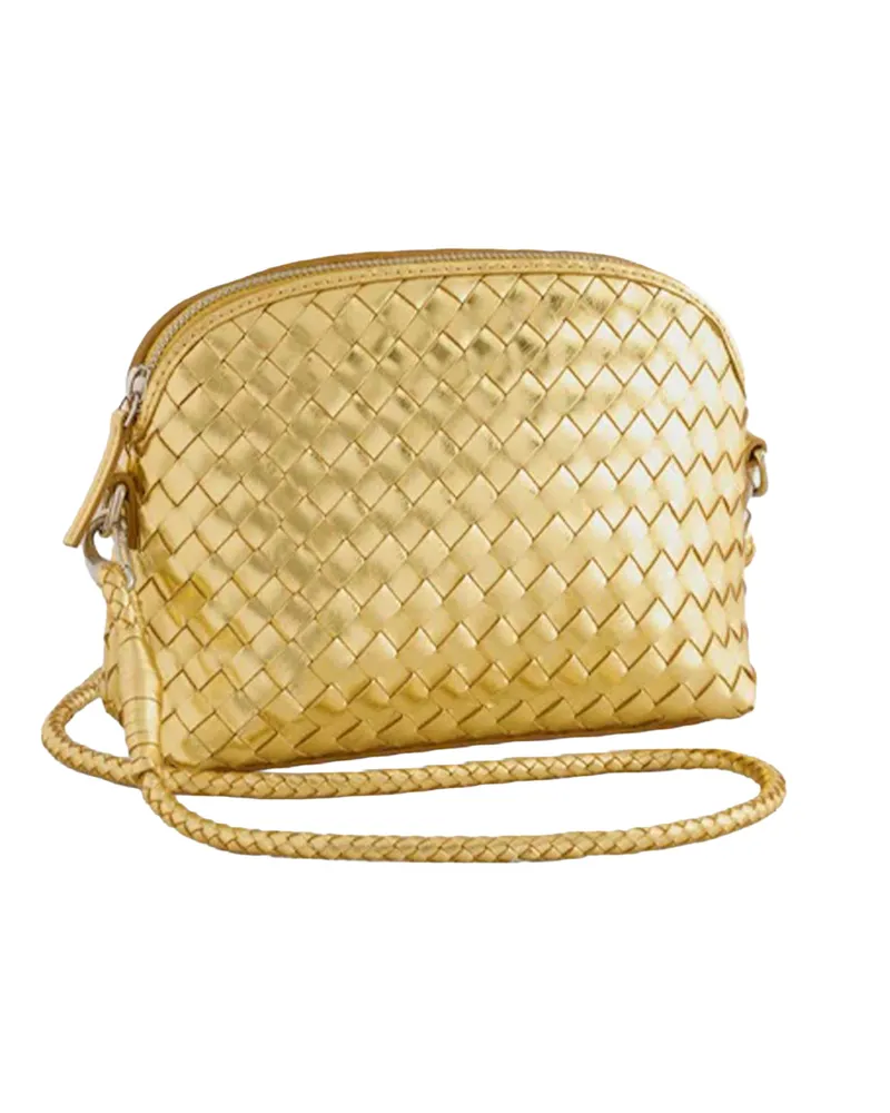 Dragon Diffusion Pochette Chunky Fellini Shoulder Bag — Gold Gold