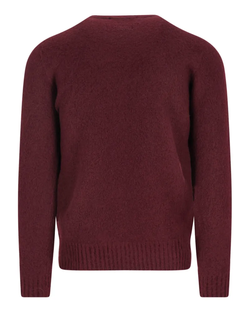 Drumohr  Men's Sweaters Red Lambswool Red