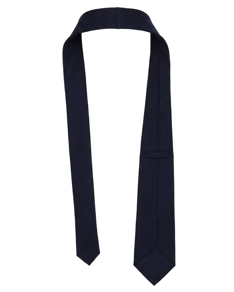 Givenchy Men's Blue Silk Tie Navy