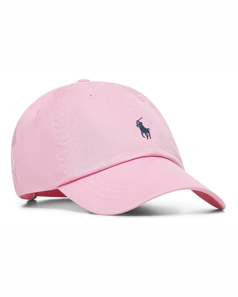 Ralph Lauren Women's Cap — Pink Chino Embroidery Cotton Hat Pink