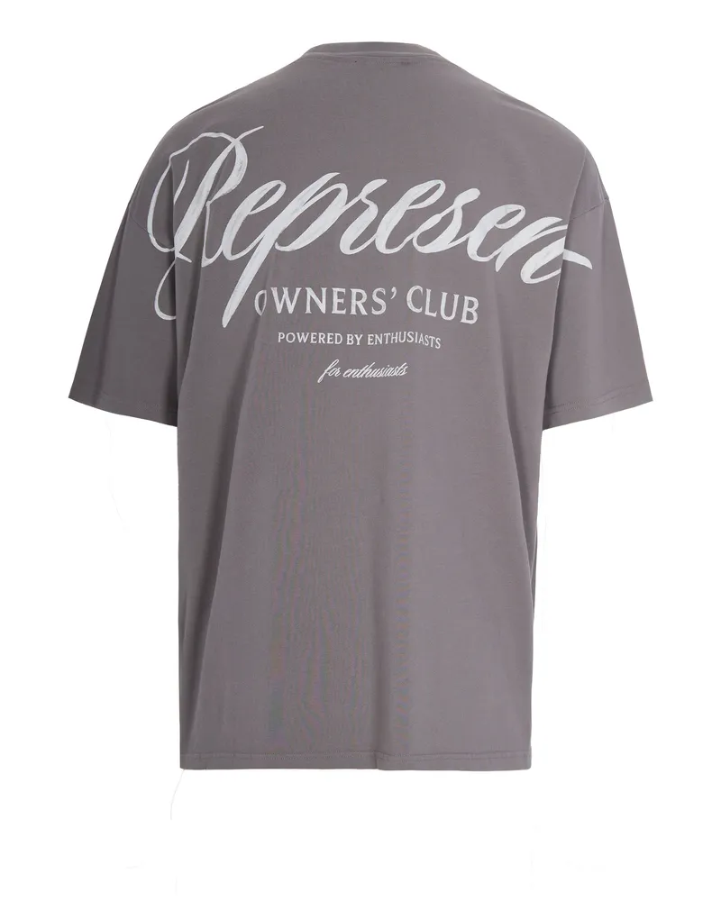 REPRESENT Men T-Shirt Crewneck Grey Jersey T-Shirts And Polos 