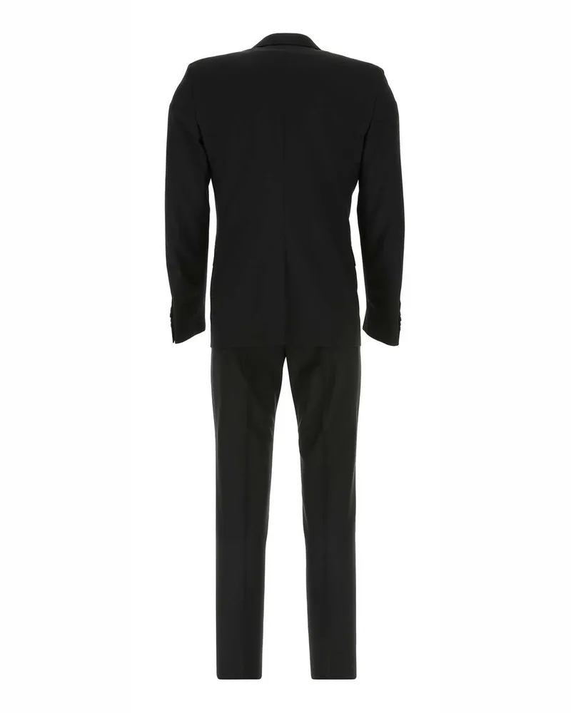 Prada Men's Black Wool Blend Suit Nero Wmwv Completi Black
