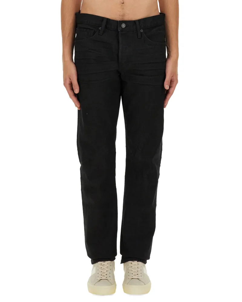 Tom Ford Cotton Denim Jeans — Blue Blue