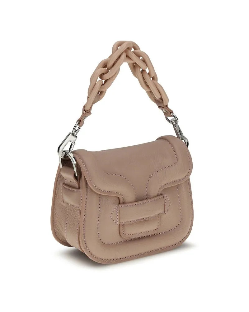 Pierre Hardy Women's Multicolor Calf Leather Bos Taurus Handbag Bag Beige